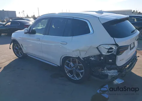 2023 BMW X3 Sdrive30I z USA, uszkodzony, nr VIN 5UX43DP00P9S68928